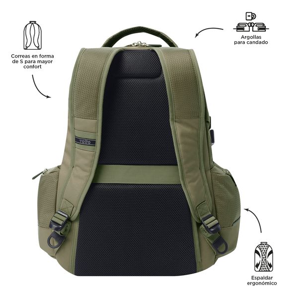 Mochila Ergonomica Extra Grande Porta Laptop 15.4 | 20 L POLIXAN 2.0