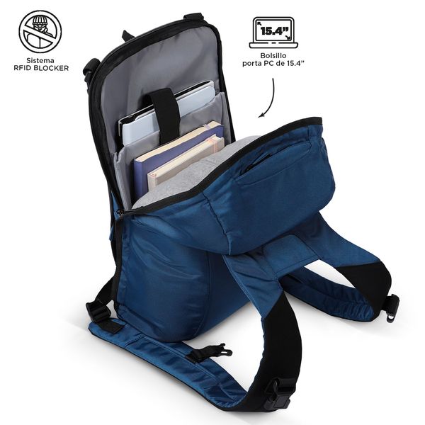 Mochila Hombre Bunker Pack 4.0 Azul