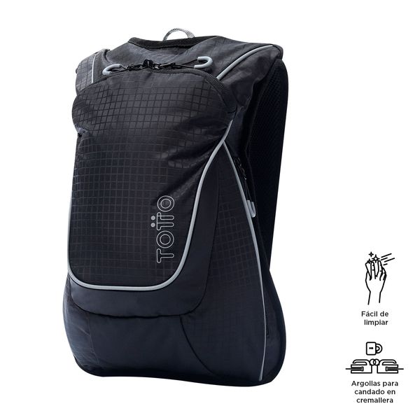 Mochila Hidratante Ergonomica Con Bolsa De 1.5 Litros Repelente A Liquidos
