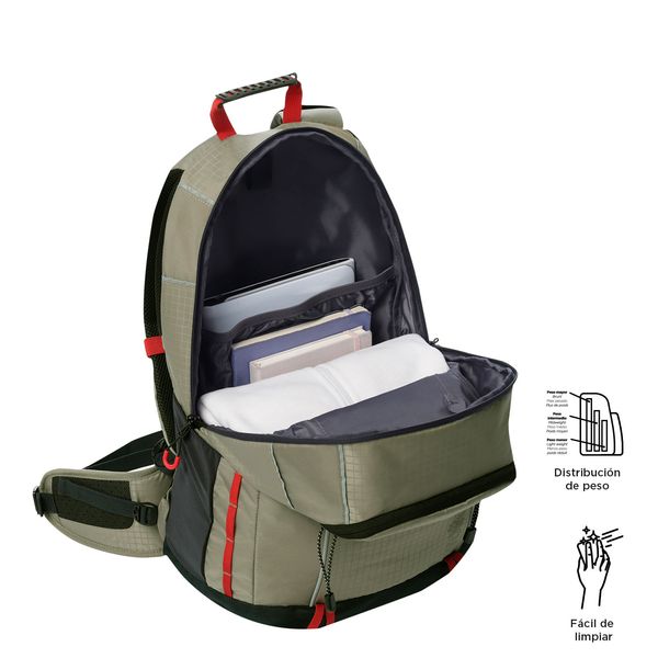 Mochila Ergonomica Grande Repelente a Liquidos | 35 L SUMMIT 35