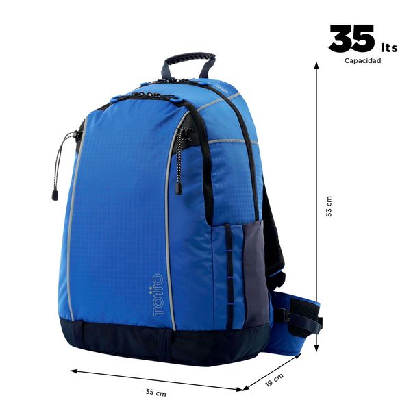 Mochila Ergonomica Grande Repelente a Liquidos | 35 L SUMMIT 35