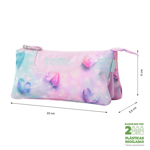 Lapicera para Nina | con Triple Bolsillo TABLERO GLITTER