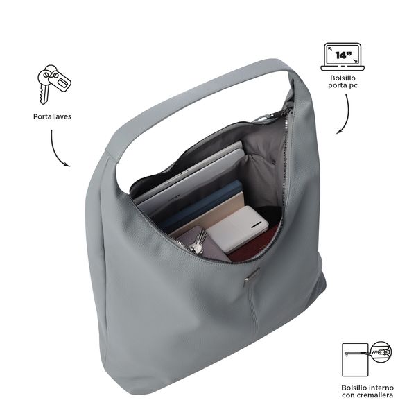 Bolsa de Dama - Mujer con Porta Laptop 14 Tote SMOOTH L