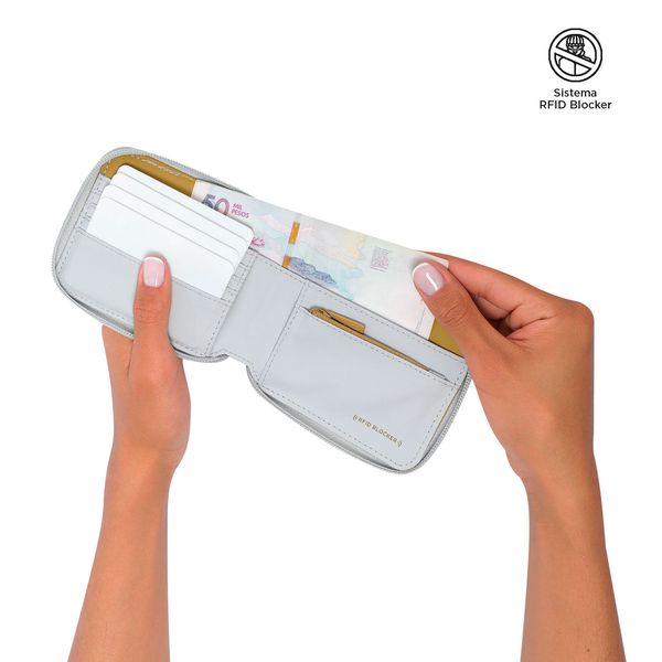 Cartera Para Hombre Con Monedero Y Bloqueo Rfid Contrast Mad