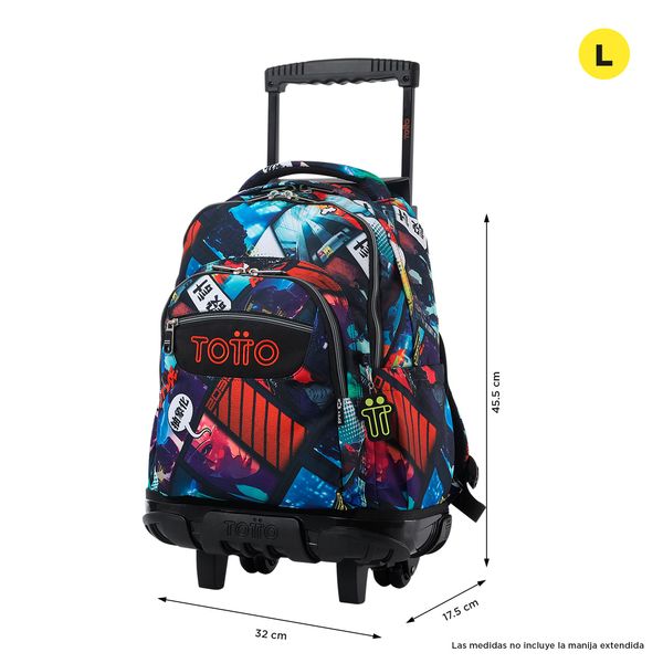 Mochila Rue Bomper Renglon Negro