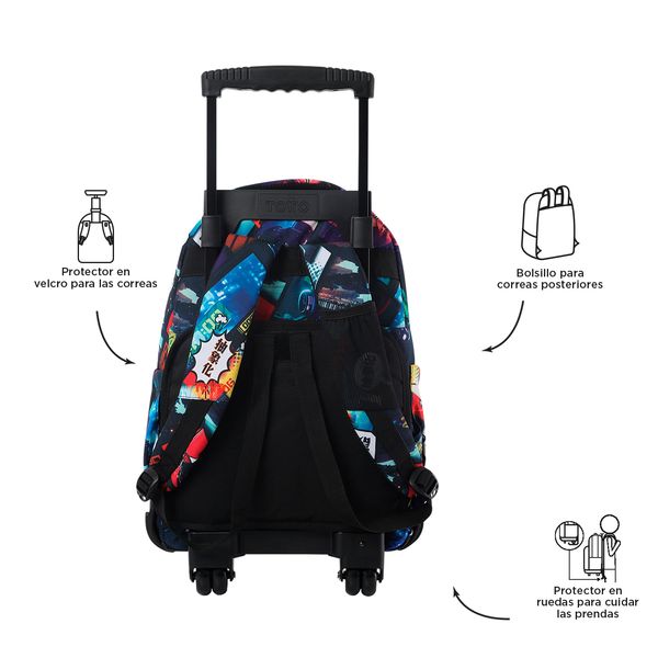 Mochila Rue Bomper Renglon Negro
