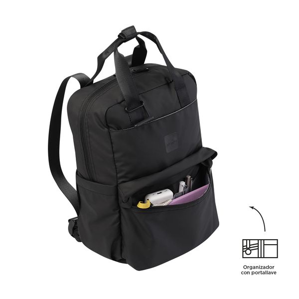 Mochila Porta Laptop 14 Bolsillo Secreto Y Organizador Interno