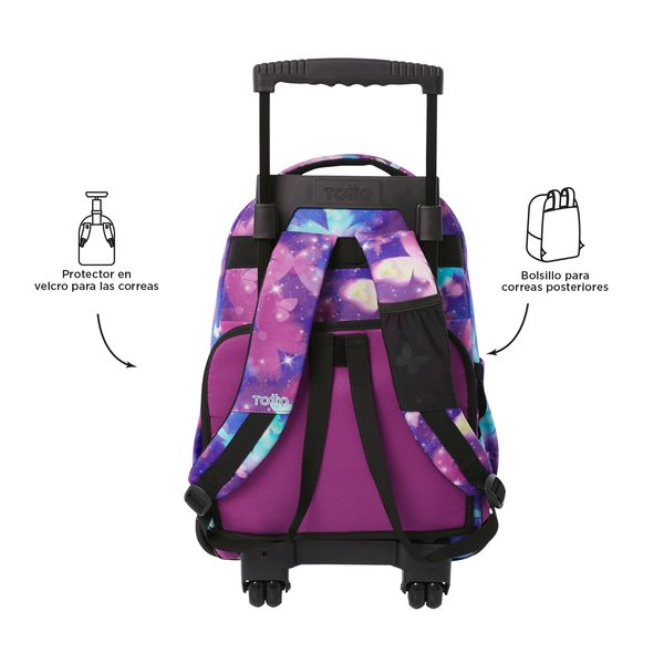 Mochila Grande con Ruedas Porta Laptop 15.4 | 25 L RENGLON GLITTER