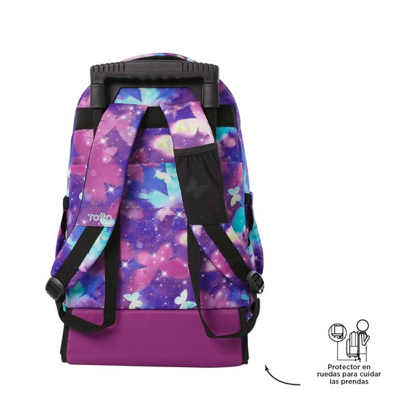 Mochila Grande con Ruedas Porta Laptop 15.4 | 25 L RENGLON GLITTER