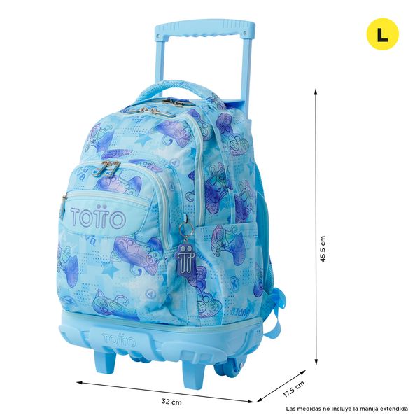 Mochila Grande con Ruedas Porta Laptop 15.4 | 25 L RENGLON