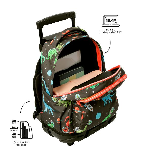 Mochila Grande con Ruedas Porta Laptop 15.4 | 25 L RENGLON