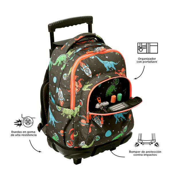Mochila Grande con Ruedas Porta Laptop 15.4 | 25 L RENGLON