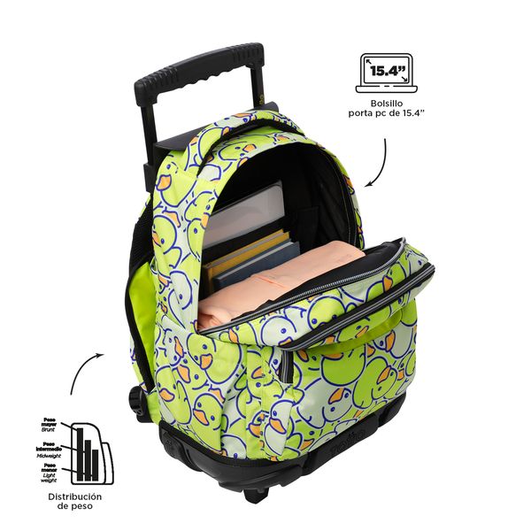 Mochila Grande con Ruedas Porta Laptop 15.4 | 25 L RENGLON
