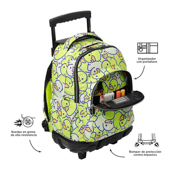 Mochila Grande con Ruedas Porta Laptop 15.4 | 25 L RENGLON