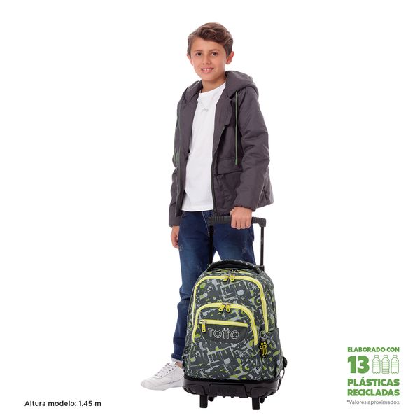 Mochila Grande con Ruedas Porta Laptop 15.4 | 25 L RENGLON