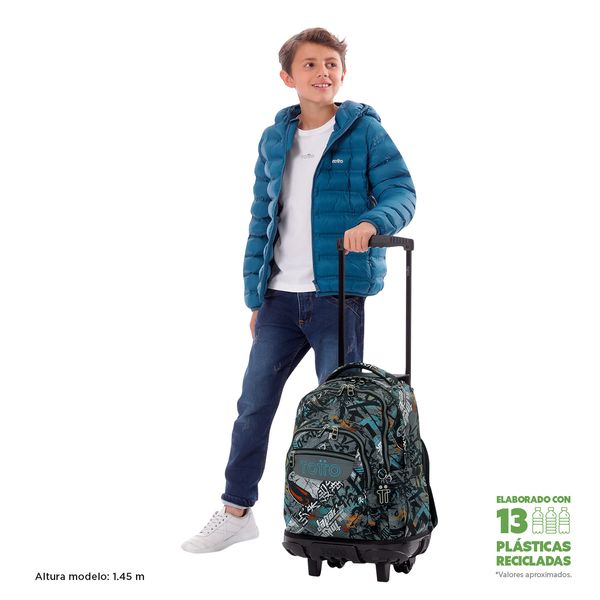 Mochila Grande con Ruedas Porta Laptop 15.4 | 25 L RENGLON