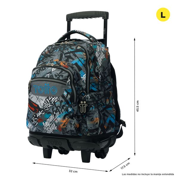 Mochila Grande con Ruedas Porta Laptop 15.4 | 25 L RENGLON