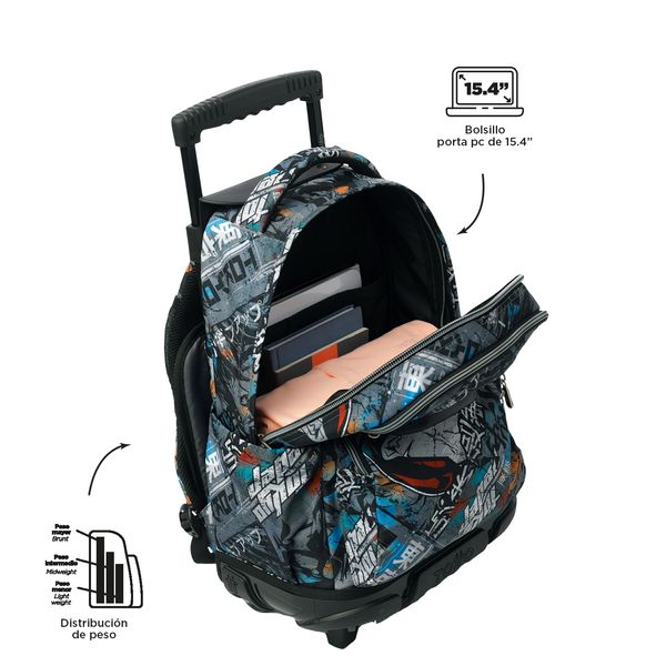 Mochila Grande con Ruedas Porta Laptop 15.4 | 25 L RENGLON