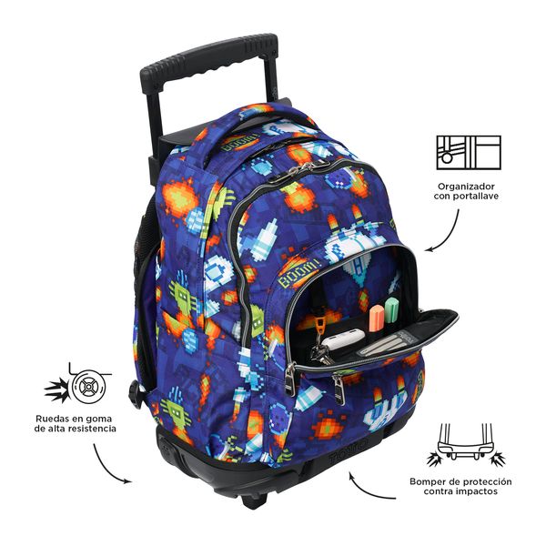 Mochila Grande con Ruedas Porta Laptop 15.4 | 25 L RENGLON