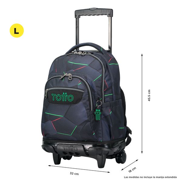 Mochila con Ruedas Rue Bomper Renglones