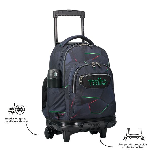 Mochila con Ruedas Rue Bomper Renglones