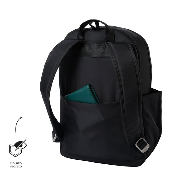 Mochila De Moda Para Mujer Con Porta Laptop 14 Repelente A Liquidos Con Bolsa Secreta Adelaide 2.0