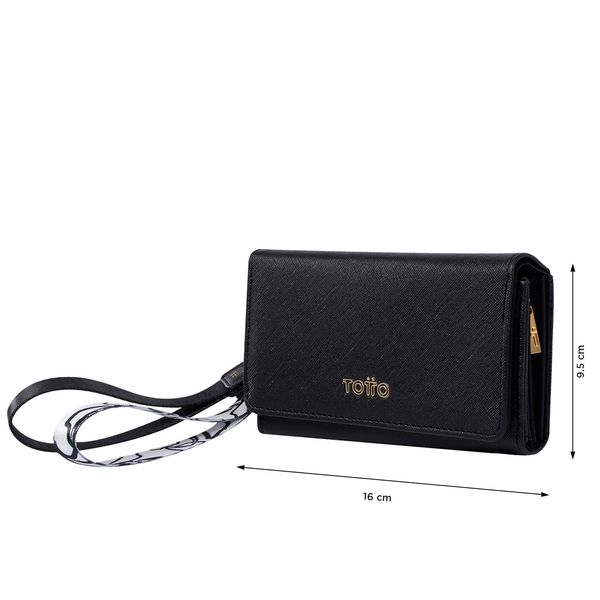 Billetera Para Mujer Donata 2.0 Mediana Negra