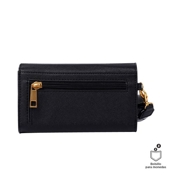 Billetera Para Mujer Donata 2.0 Mediana Negra