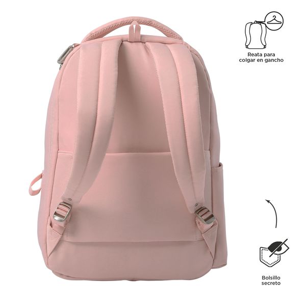 Mochila De Moda Para Mujer Con Porta Laptop 14 Repelente A Liquidos Con Bolsa Secreta Adelaide 2 2.0