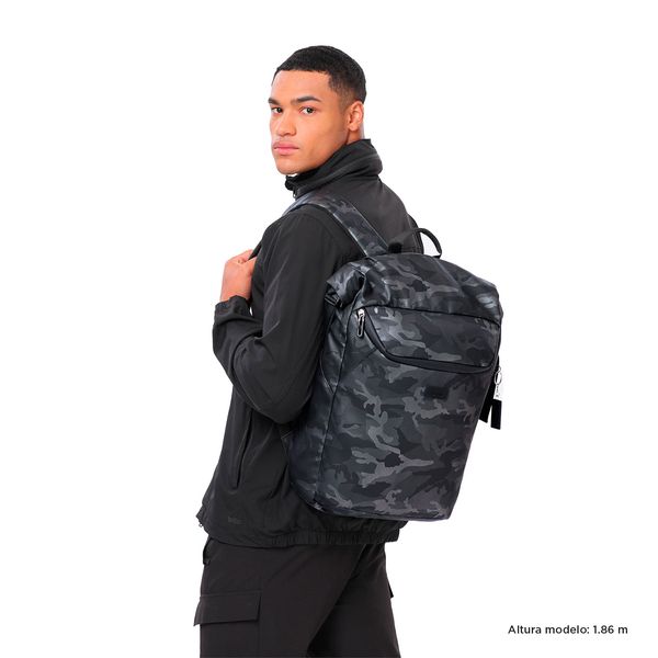 Mochila Ergonomica Grande Porta Laptop 13 Cierre Enrollable