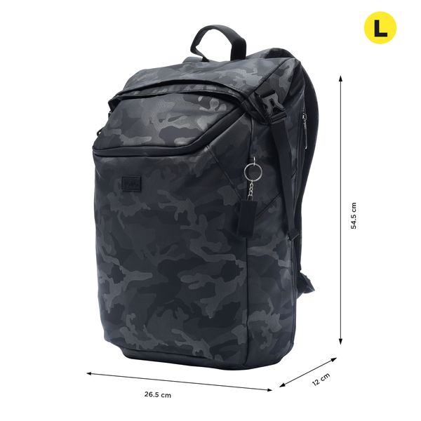Mochila Ergonomica Grande Porta Laptop 13 Cierre Enrollable