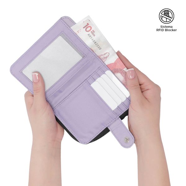 Cartera De Mujer Con Bloqueo Rfid Twilly