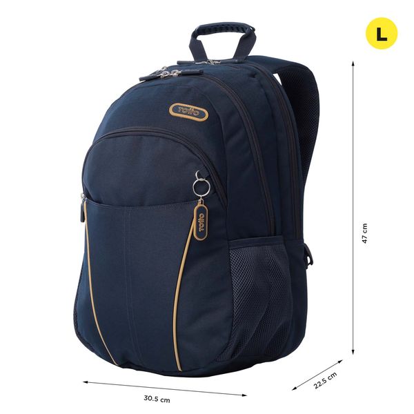 Mochila Ergonomica Grande Porta Laptop 15.4 Repelente A Liquidos Y Organizador Intenro