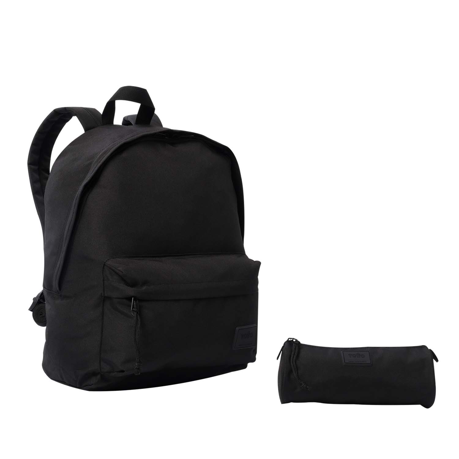 Mochila Escolar Pack X Lapicera Kalex Negro