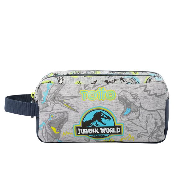 Lapicera escolar para Nino Jurassic World Gris