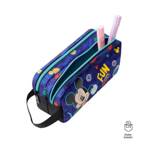 Lapicera escolar Mickey  Azul