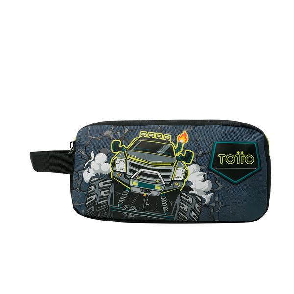 Lapicera escolar para Nino Monster Race Negra