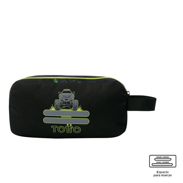 Lapicera escolar para Nino Monster Race Negra