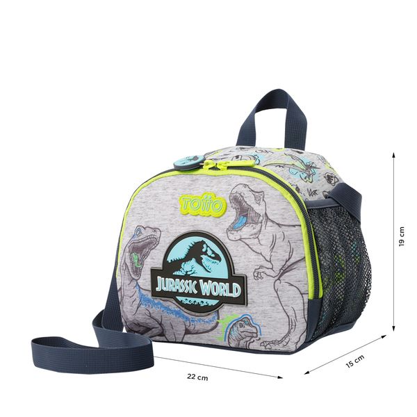 Lonchera Termica para Nino Jurassic World Mediana Gris