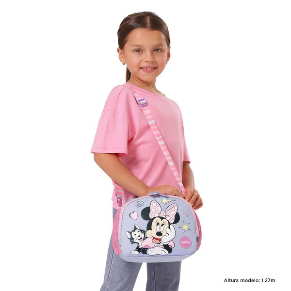 Lonchera con Aislamiento Termico Minnie  Gris