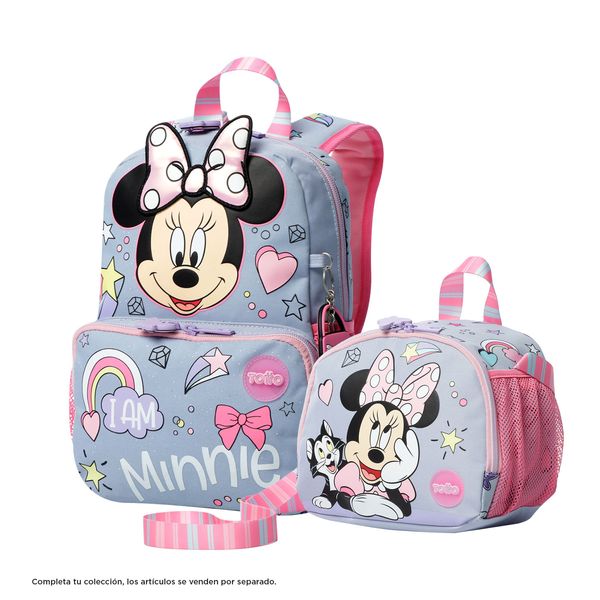 Lonchera con Aislamiento Termico Minnie  Gris