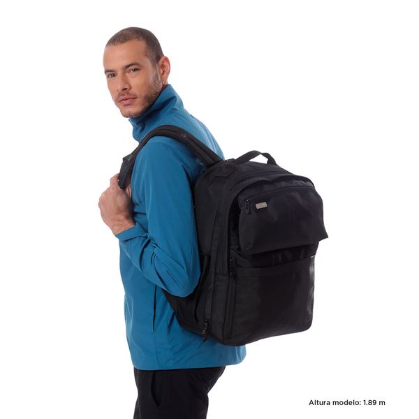 Mochila de Viaje Grande Elan Travel Negro