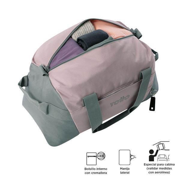 Maleta deportiva de viaje Active Pro Pequena Rosada
