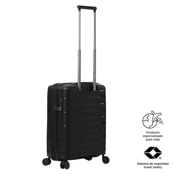 Maleta de Cabina 360 Glide de 10 kilos Negra