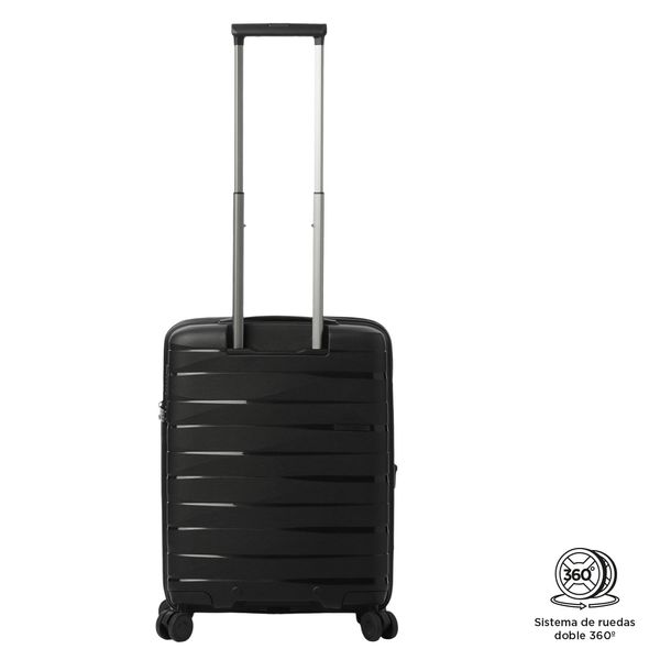 Maleta de Cabina 360 Glide de 10 kilos Negra