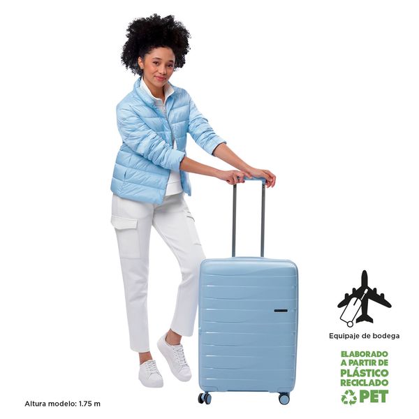 Maleta de 23 Kg 360 Glide Mediana Azul