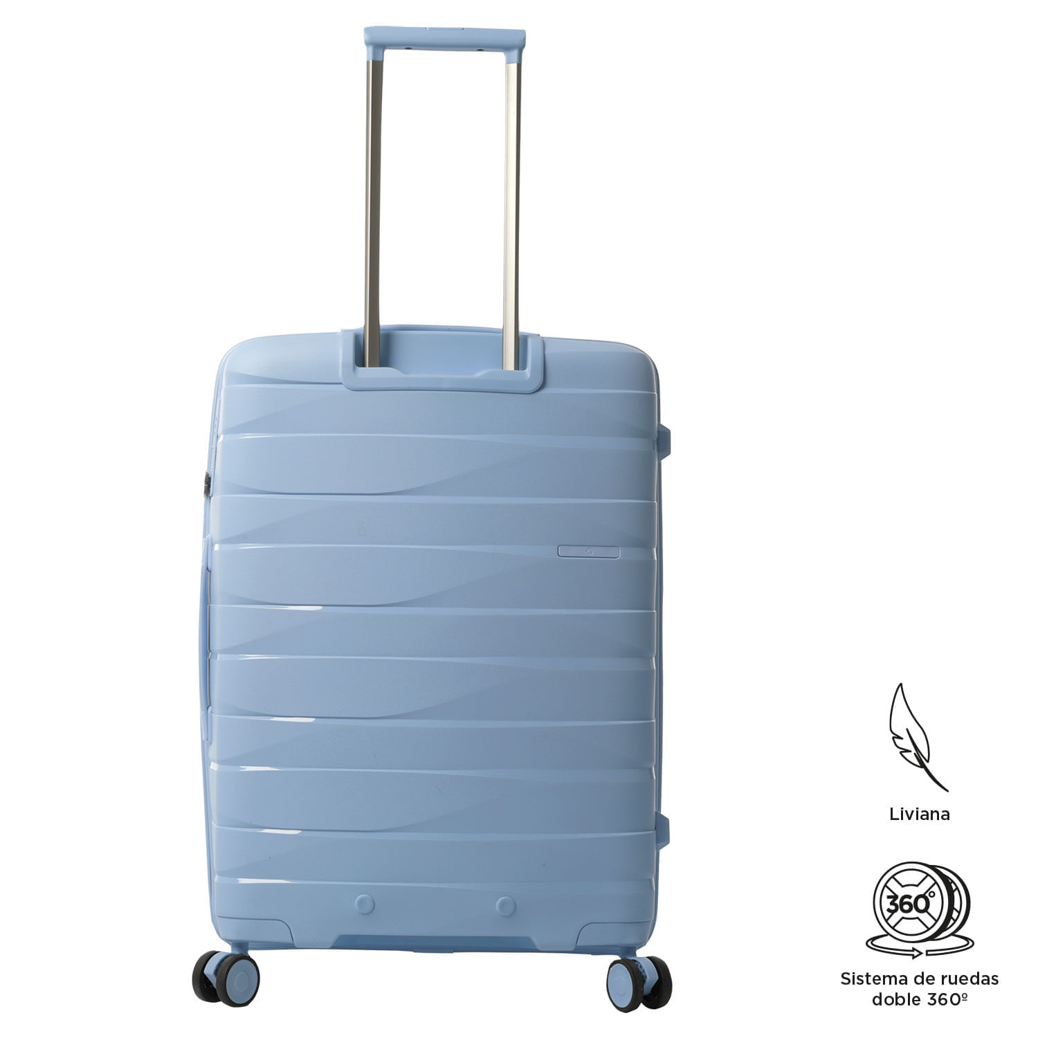 Maleta de Viaje Mediana 360 Glide 23 kilos Azul Totto