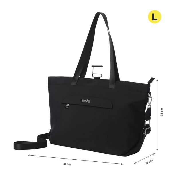 Bolsa para Mujer Madrid Porta PC 16 pulgadas Negro