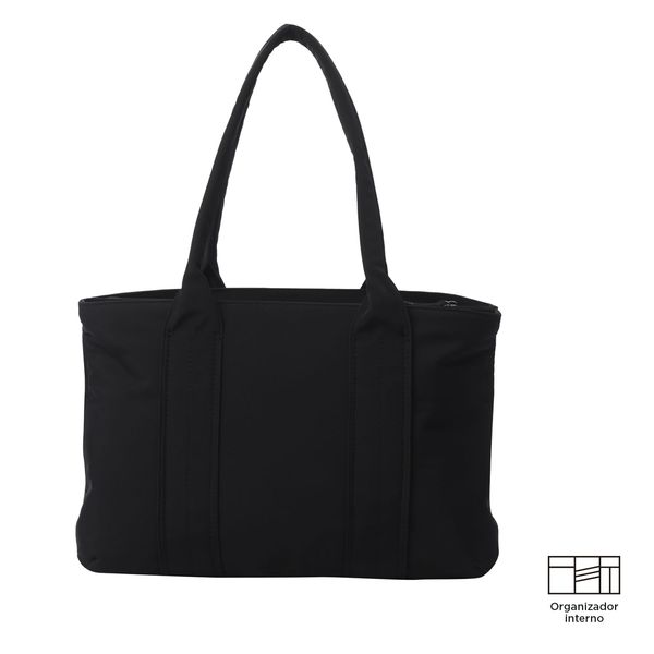 Shopping Bag para Mujer Sicilia Porta PC 16 pulgadas Negro