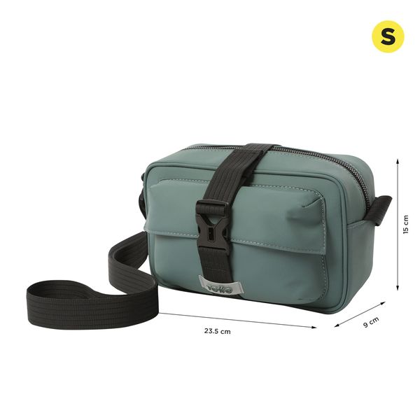 Bolsa para Hombre Knit Crossbody Verde